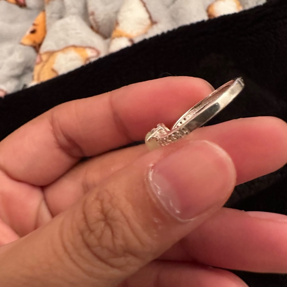 Beautiful Opal Steriling Silver Ring - image 3